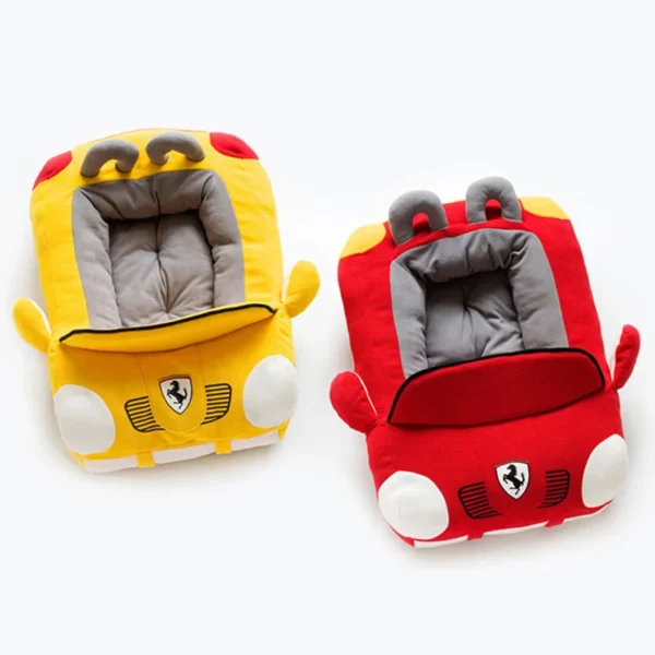 Car-Shaped Dog Bed with Soft Flannel Interior - Image 2