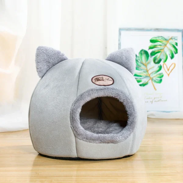 Deep Sleep Cat Bed with Cozy Cave Design - Image 5