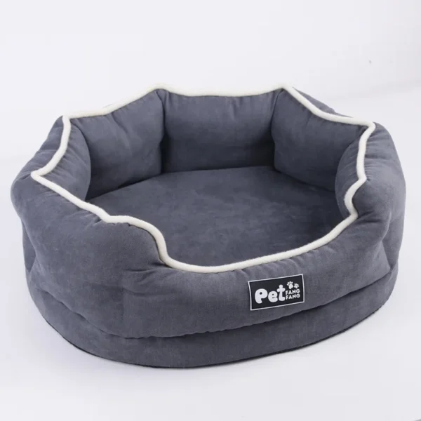 Crystal Velvet Pet Bed – Soft, Washable & Warm