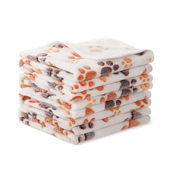 Pet Travel Mat with Paw Print Design - Image 6