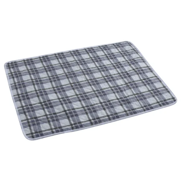 Washable Dog Pee Pad with Plaid Style - Image 7