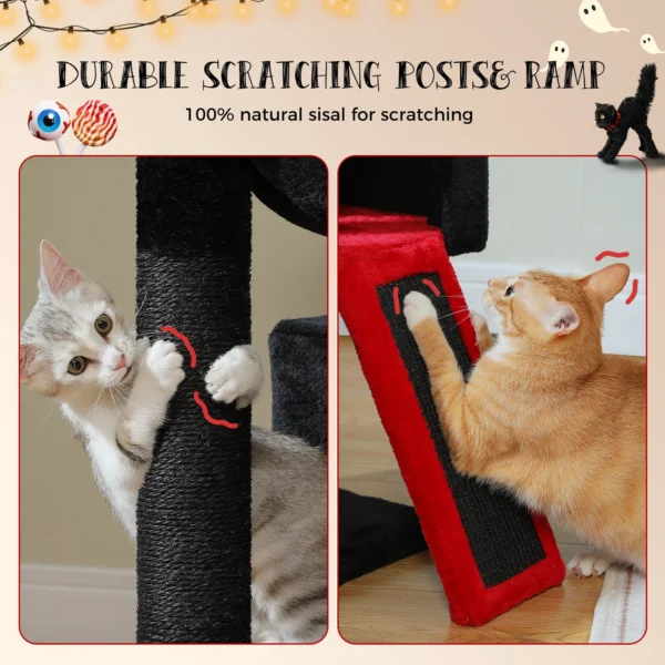 Multi-Level Cat Tree with Hammock & Condos - Image 4