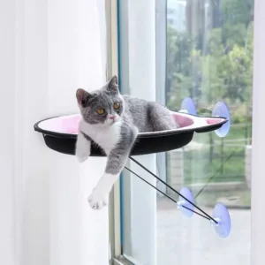 Cat Window Hammock with Suction Cup Mount
