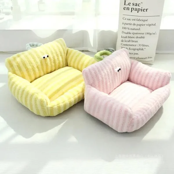 Cartoon Pet Sofa Bed with Moon Velvet - Image 4