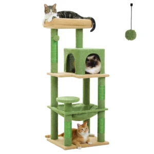 5-Level Cat Tower with Condo & Large Hammock