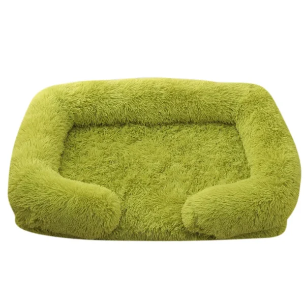 Plush Dog Bed with Raised Edges & Removable Pad - Image 19