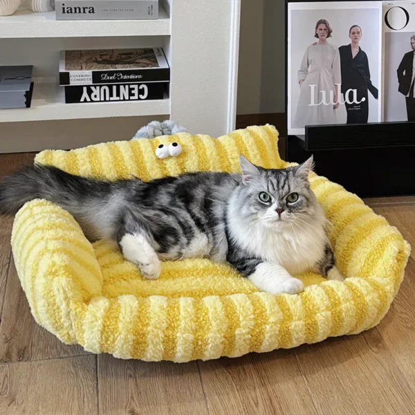 Cartoon Pet Sofa Bed with Moon Velvet - Image 15