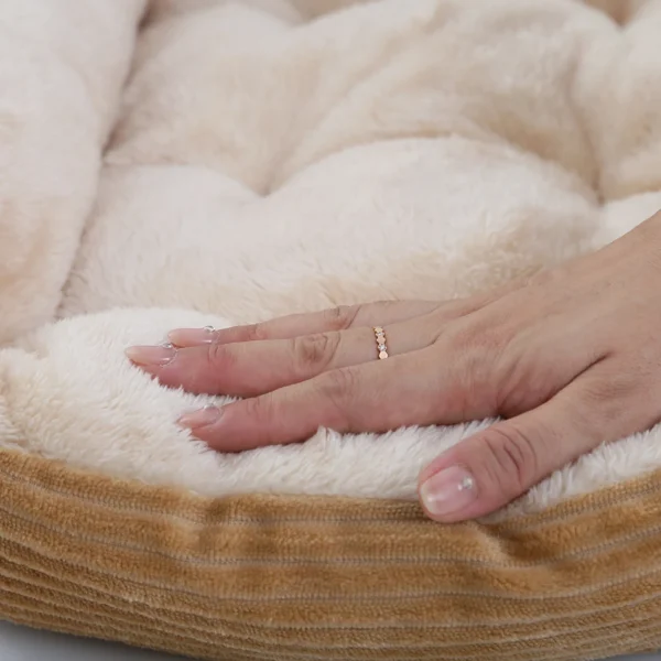 Square Dog Bed with Soft Velvet Surface - Image 15