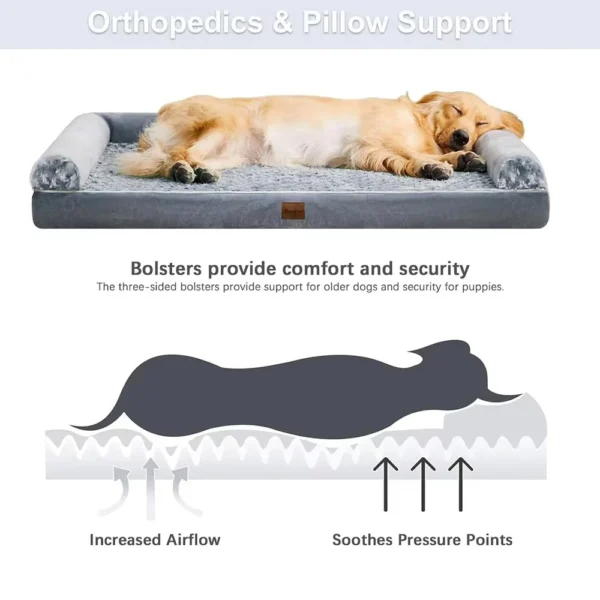 Luxury Pet Bed for Medium & Large Dogs - Image 3
