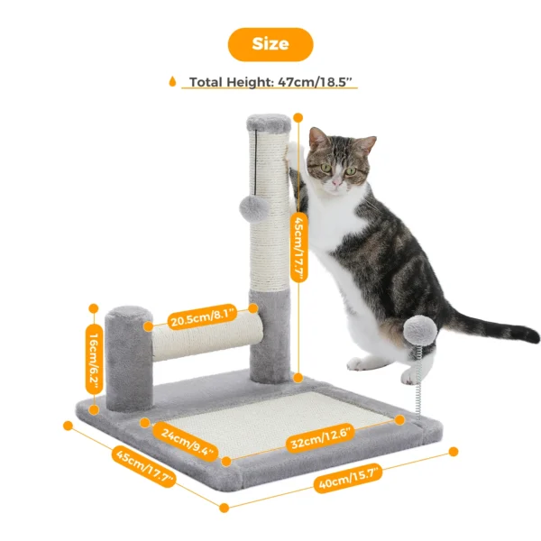 Cat Scratching Post Pad with Play Ball - Image 2