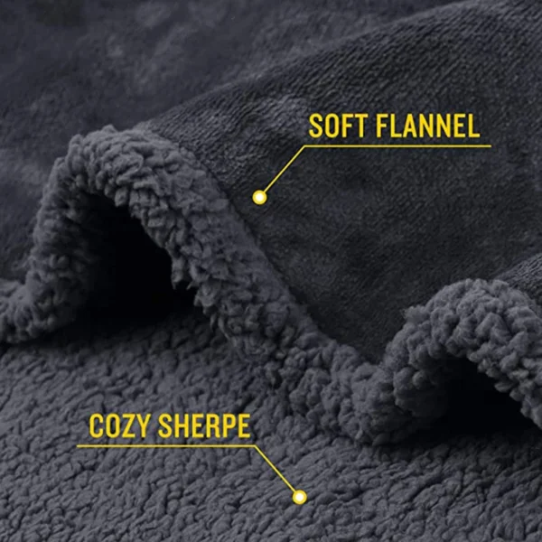 Waterproof Pet Blanket with Sherpa Fleece - Image 3