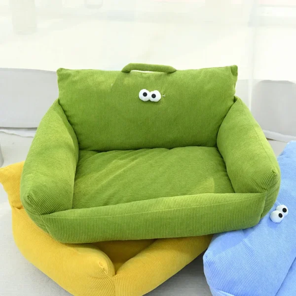 Cartoon Pet Sofa Bed with Moon Velvet - Image 10