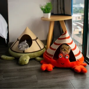 Cat Tent Bed with Animal Design