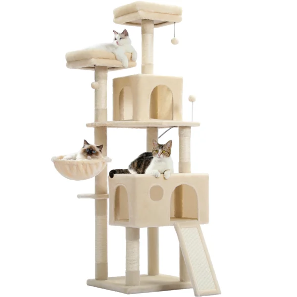 Multi-Level Cat Tree with Perches & Ladder - Image 2
