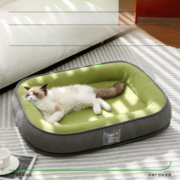 Washable Dog Bed with Removable Cover - Image 3