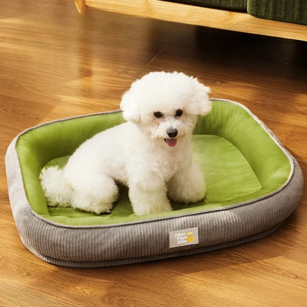 Washable Dog Bed with Removable Cover - Image 2