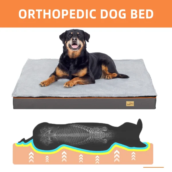 Orthopedic Dog Bed with Foam Support - Image 14