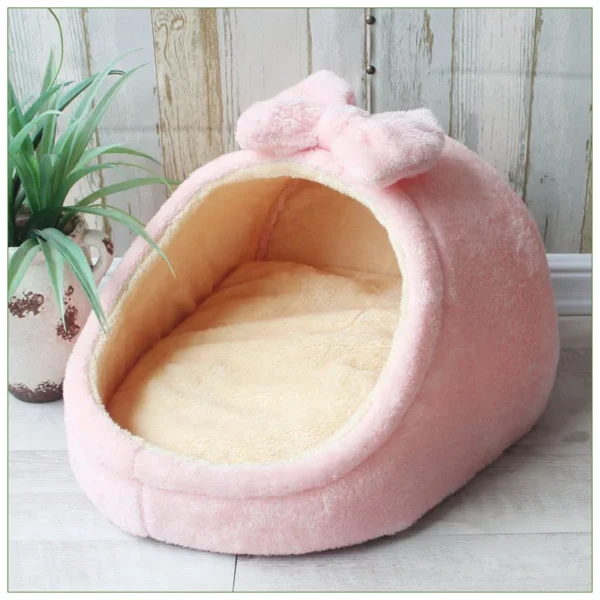 Warm Dog Bed with Soft Cushion Nest - Image 4