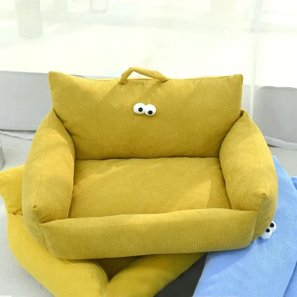 Cartoon Pet Sofa Bed with Moon Velvet - Image 7