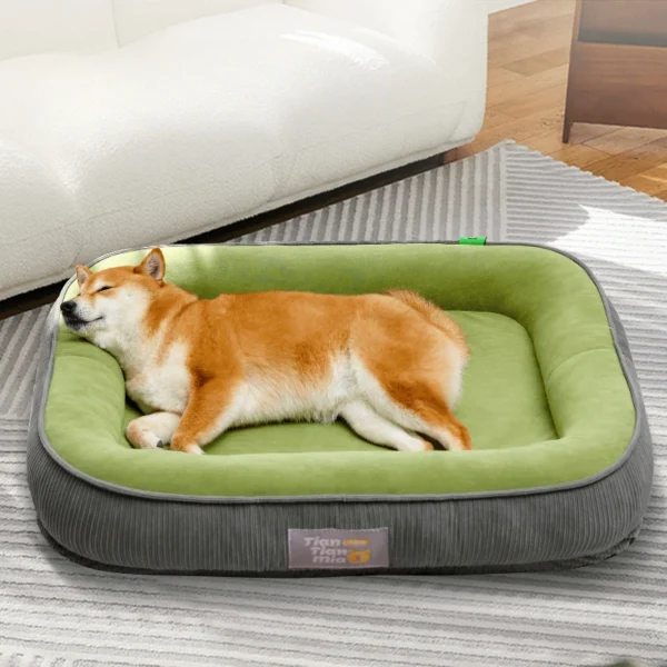 Washable Dog Bed with Removable Cover - Image 4