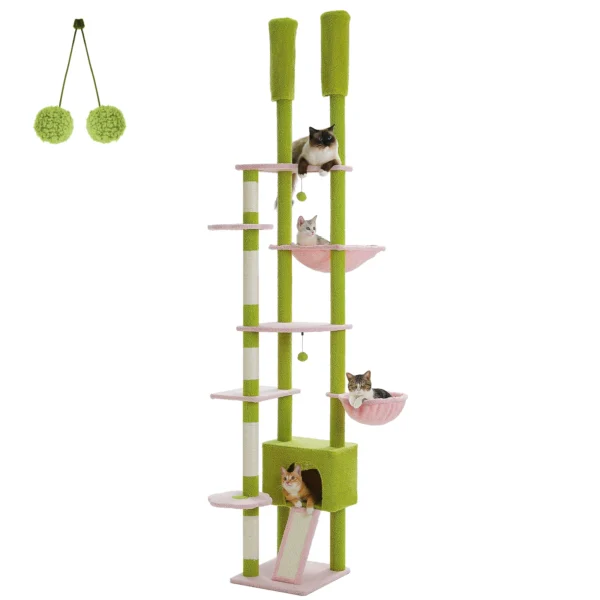 Cactus Cat Tree with Adjustable Height - Image 2