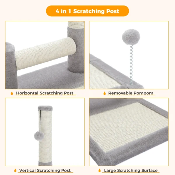Cat Scratching Post Pad with Play Ball - Image 4