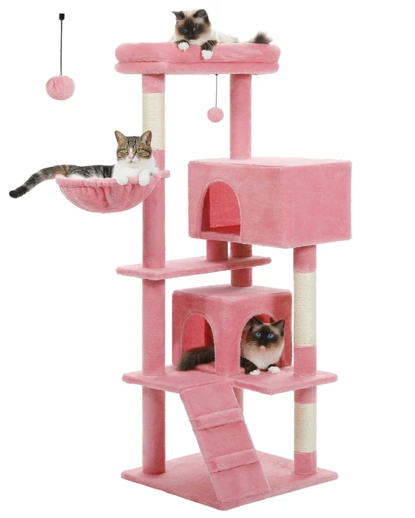 Cat Tower with Condos, Perches & Scratching Posts - Image 2