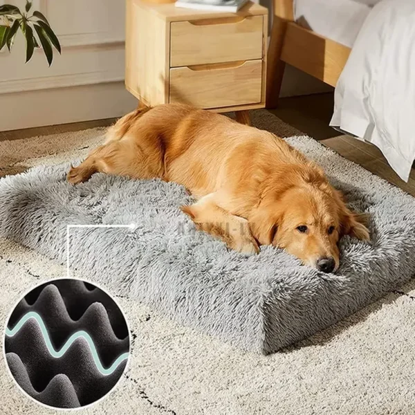 Orthopedic Dog Bed with Plush Removable Cover
