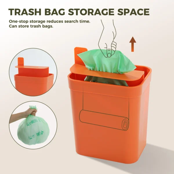 Cat Litter Scoop with Cactus Holder & Trash Bag Storage - Image 5