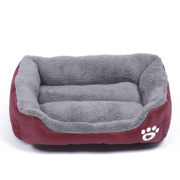 Plush Dog Bed with Waterproof Bottom - Image 16