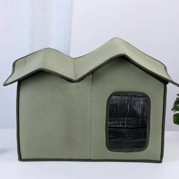Outdoor Cat House with Waterproof Shelter - Image 2