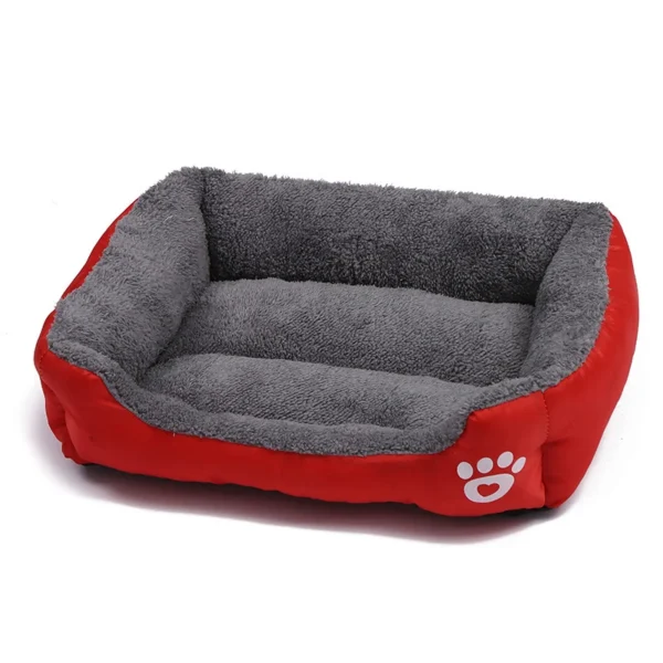 Plush Dog Bed with Waterproof Bottom - Image 7
