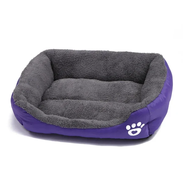 Plush Dog Bed with Waterproof Bottom - Image 10