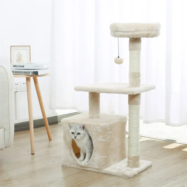 Small Cat Tower with Condo & Perch - Image 3