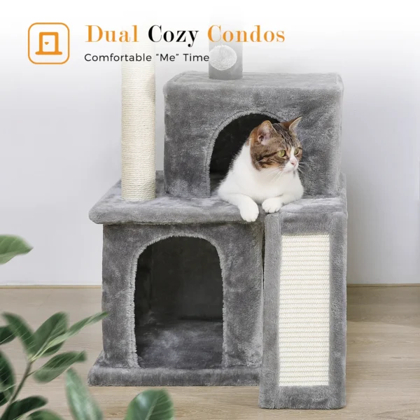 Cat Tower with Condos & Scratching Posts - Image 6