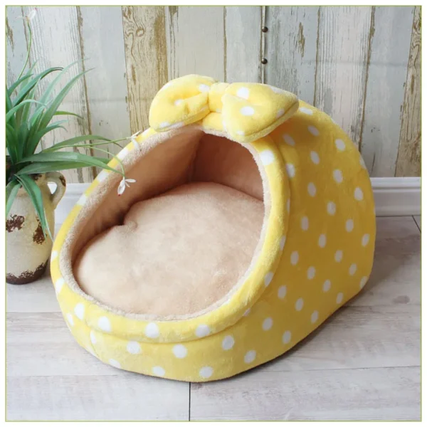 Warm Dog Bed with Soft Cushion Nest - Image 2