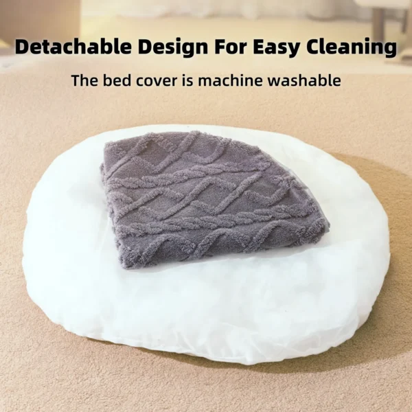 Durable Dog Bed – Thick Soft Calming Pet Nest - Image 3