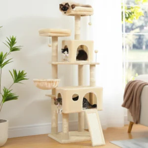 Multi-Level Cat Tree with Perches & Ladder