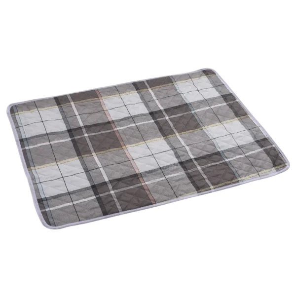 Washable Dog Pee Pad with Plaid Style - Image 6
