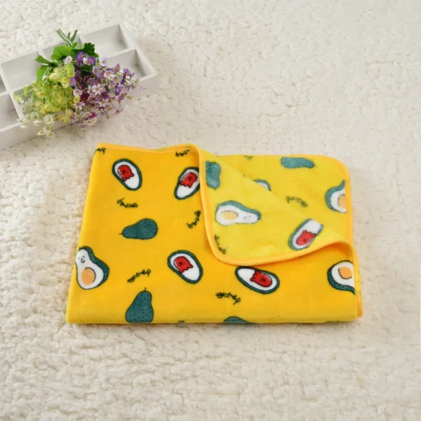 Flannel Pet Blanket with Cartoon Print - Image 11