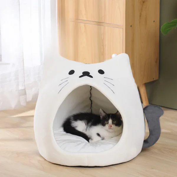 Cat House Bed with Tent-Style Design - Image 2