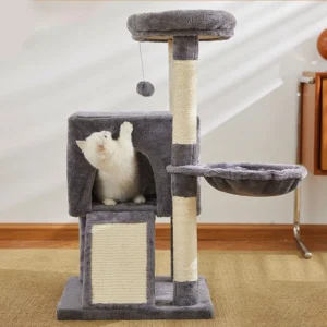 Luxury Cat Tree with Hammock & Condo