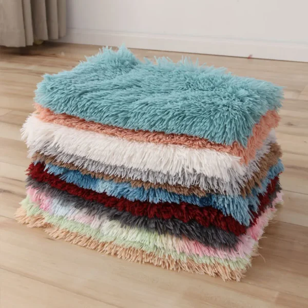 Dog Bed Mat with Candy Colors & Velvet Touch - Image 12