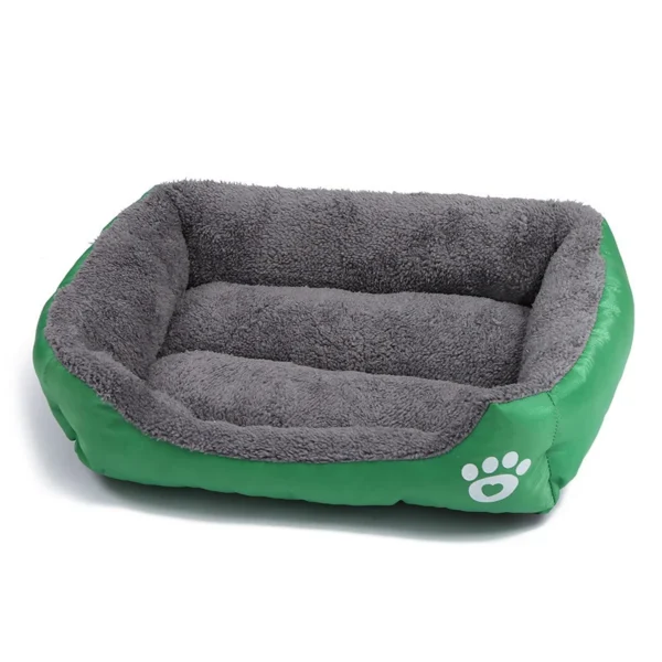 Plush Dog Bed with Waterproof Bottom - Image 8