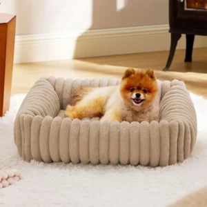 Plush Dog Bed for Medium & Large Pets