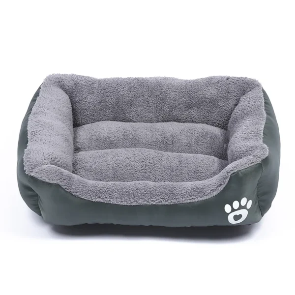 Plush Dog Bed with Waterproof Bottom - Image 9