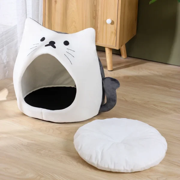 Cat House Bed with Tent-Style Design - Image 5