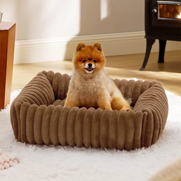 Plush Dog Bed for Medium & Large Pets - Image 2