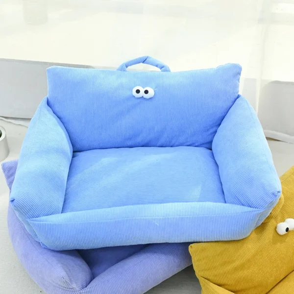 Cartoon Pet Sofa Bed with Moon Velvet - Image 5