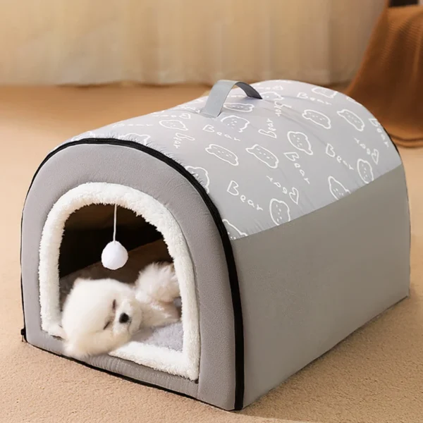 Warm Dog House with Detachable Cover